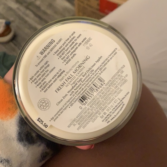 Fresh Fall Morning 3 wick Candle - Picture 3 of 3